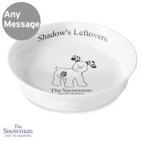 Personalised The Snowdog Pet Bowl Extra Image 1 Preview
